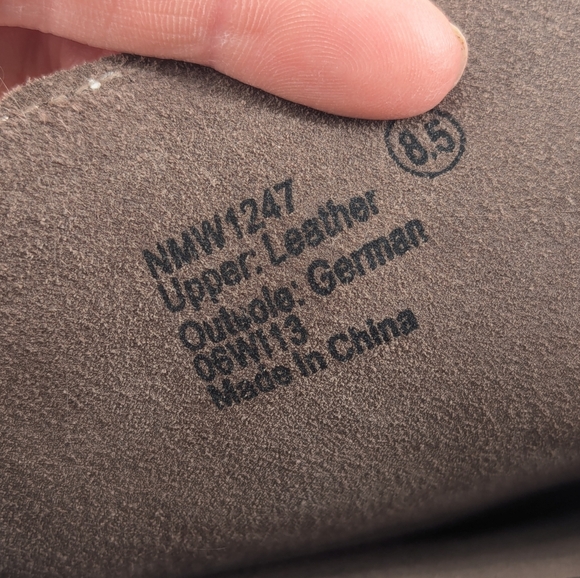 Naughty Monkey Leather Harmony Boot Taupe Size 8.5 - Picture 10 of 11